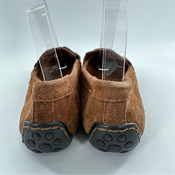 Womens suede flats size 7.5 brown penny loafers 
vintage y2k - Picture 4 of 14